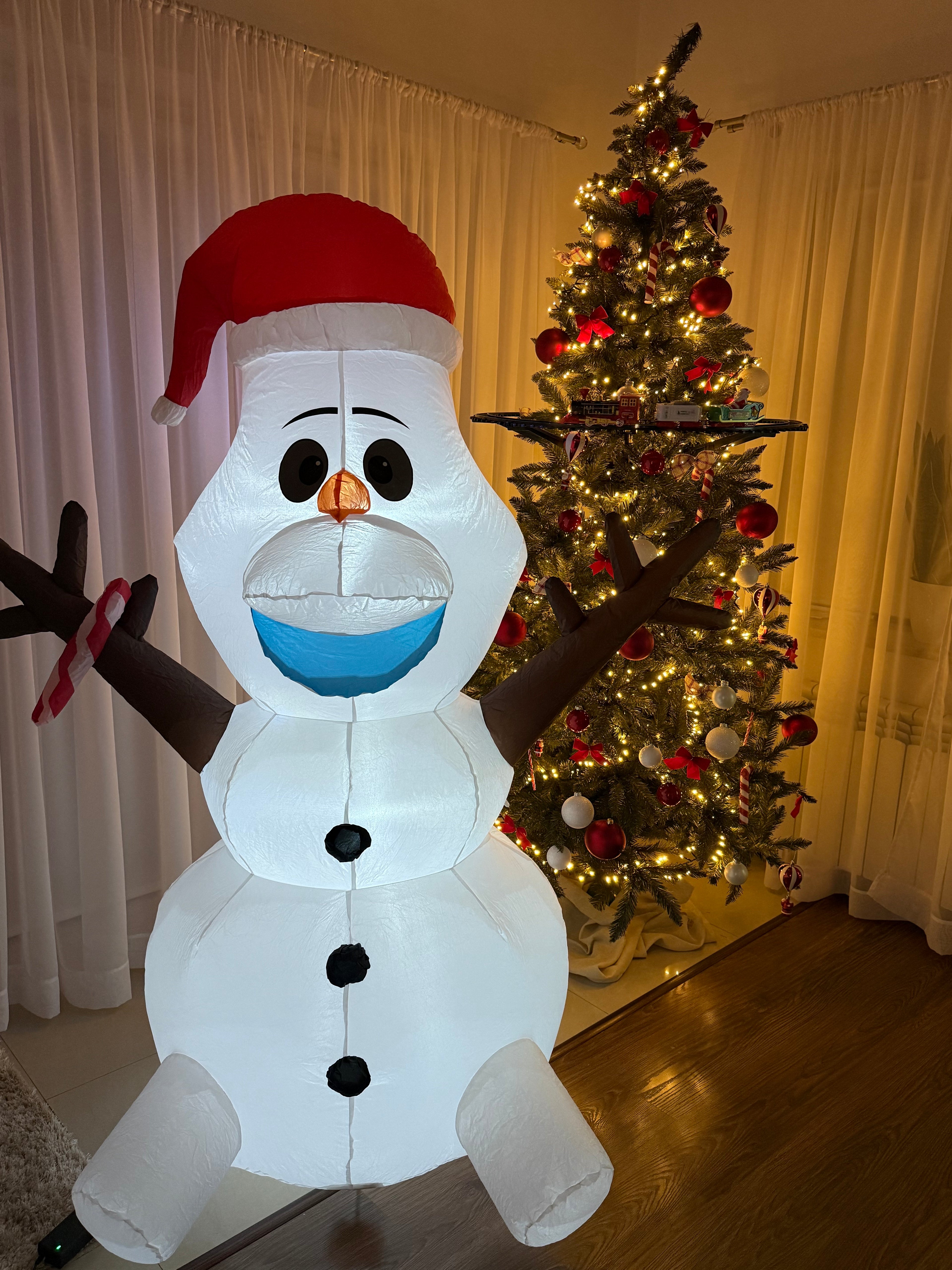 Dmuchany Olaf świąteczna dekoracja hit