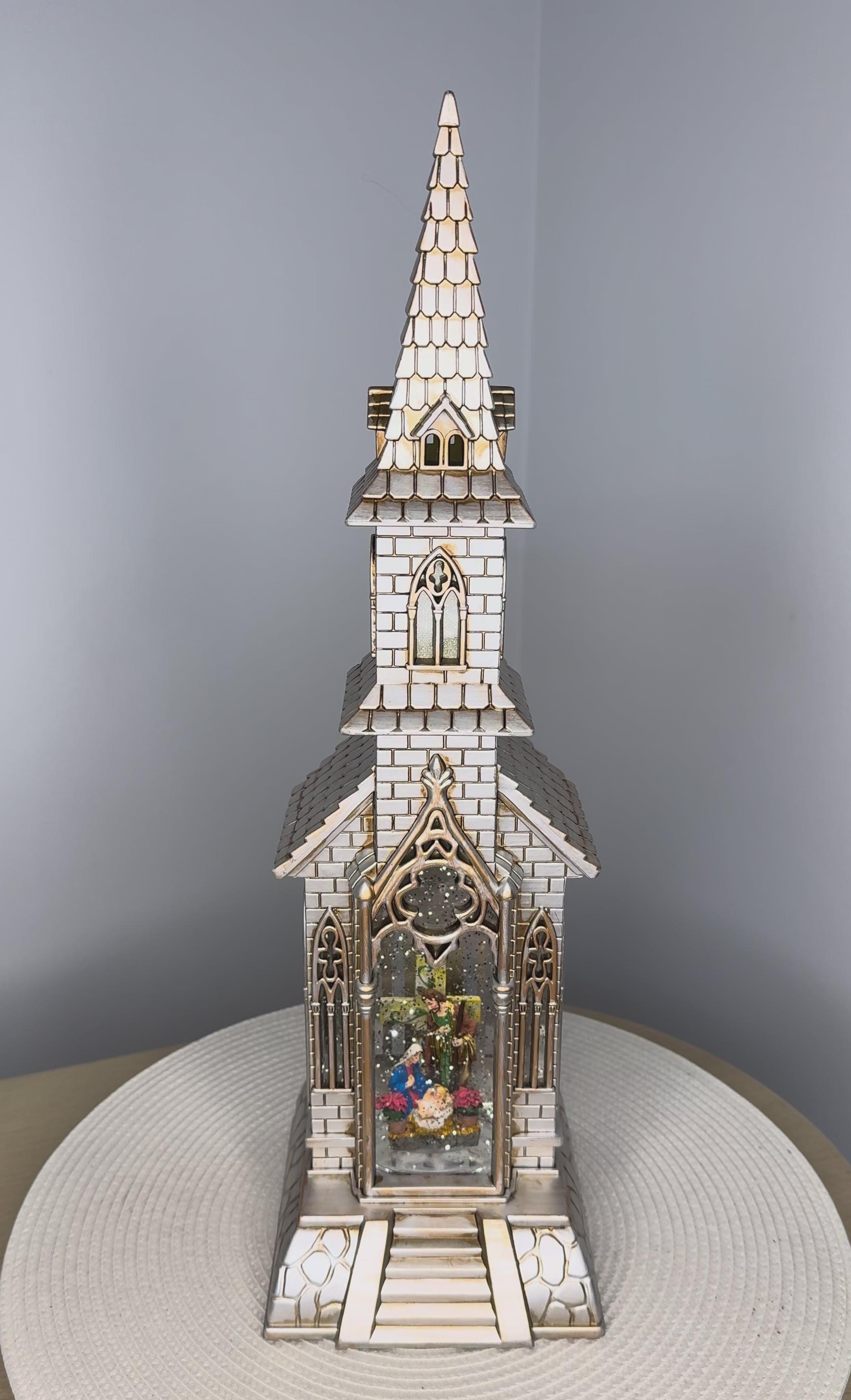 Pozytywka Szopka Bożonarodzeniowy Kośćiół